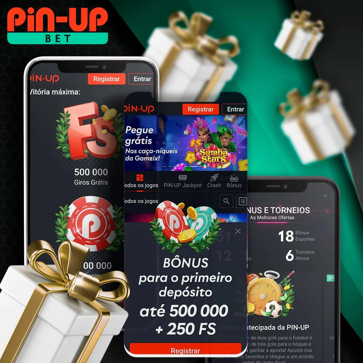 Bonificaciones y promociones en la aplicación Pin Up