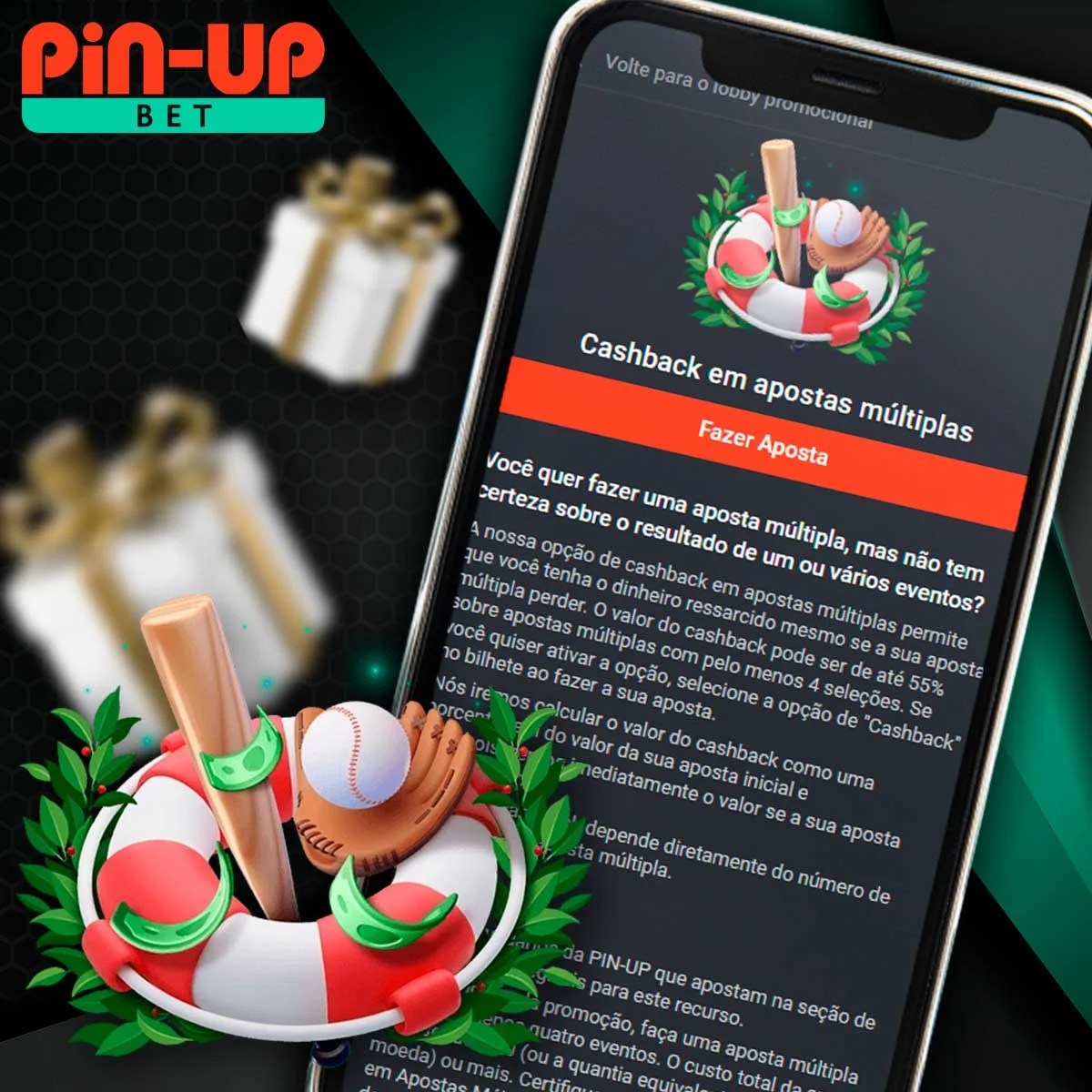 Cashback en apuestas múltiples en la aplicación Pin Up