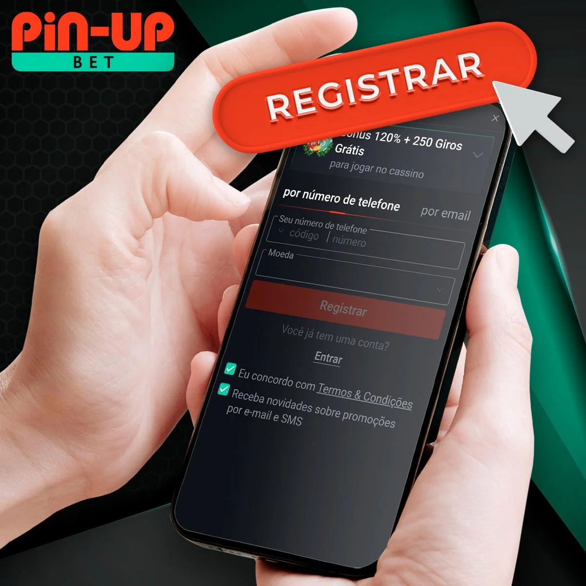 Registro de la aplicación Pin Up en el mercado chileno