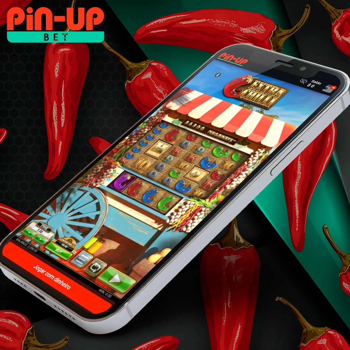 Juego Extra Chilli Megaways en la aplicación Pin Up en el mercado chileno